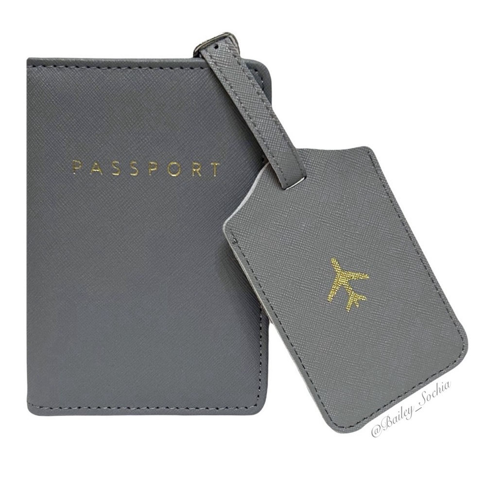 NWOT Travel Passport Case & Tag